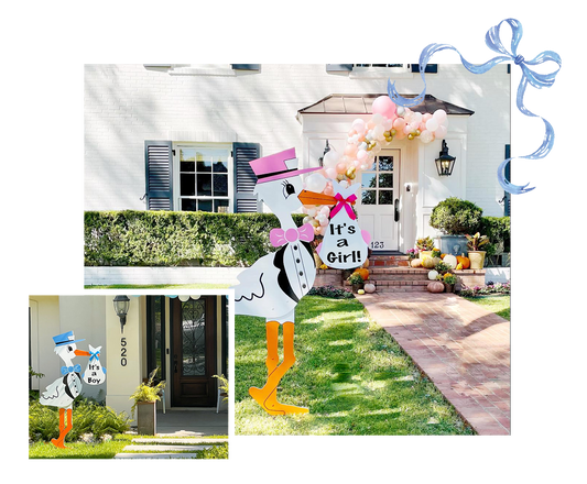 Baby Shower/Reveal Event Stork